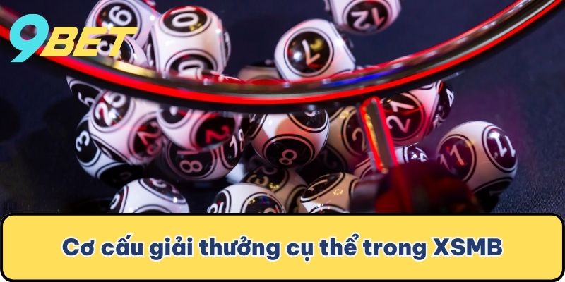 Cơ cấu giải thưởng cụ thể trong XSMB