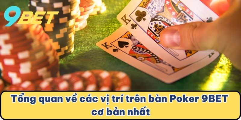 Tổng quan về các vị trí trên bàn Poker 9BET cơ bản nhất